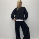 coordinato in tessuto elasticizzato punto milano